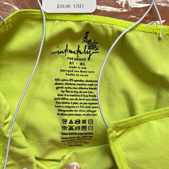 FREE PEOPLE Skinny Strap Brami in color Tonic - Picture 11 of 11